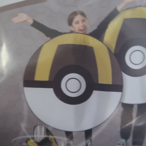 Pokémon Pokeball Ultra Ball 8+ Child's One Size Pop Open Halloween Costume - Picture 5 of 6